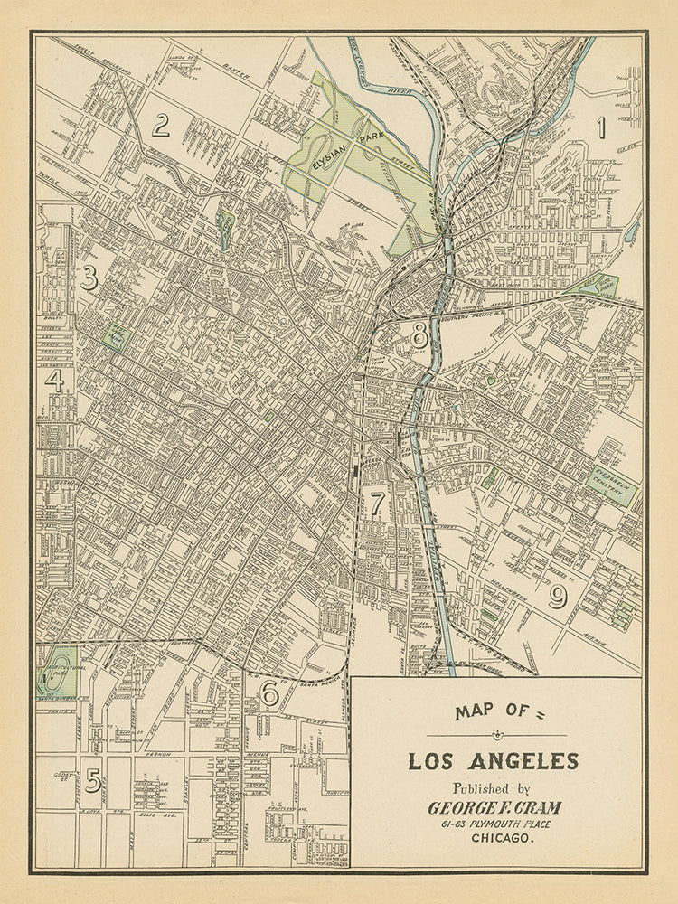 Map of Los Angeles