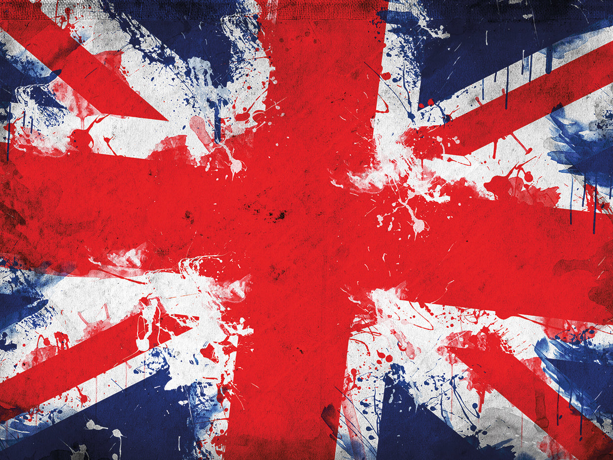 Bandera de rock británica Lienzo