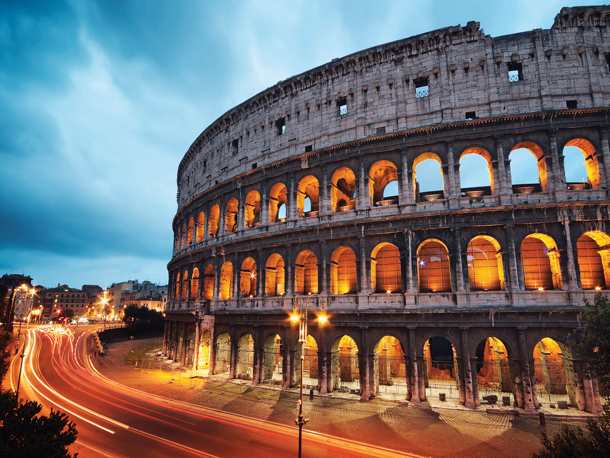 Coliseo vespertino romano Lienzo
