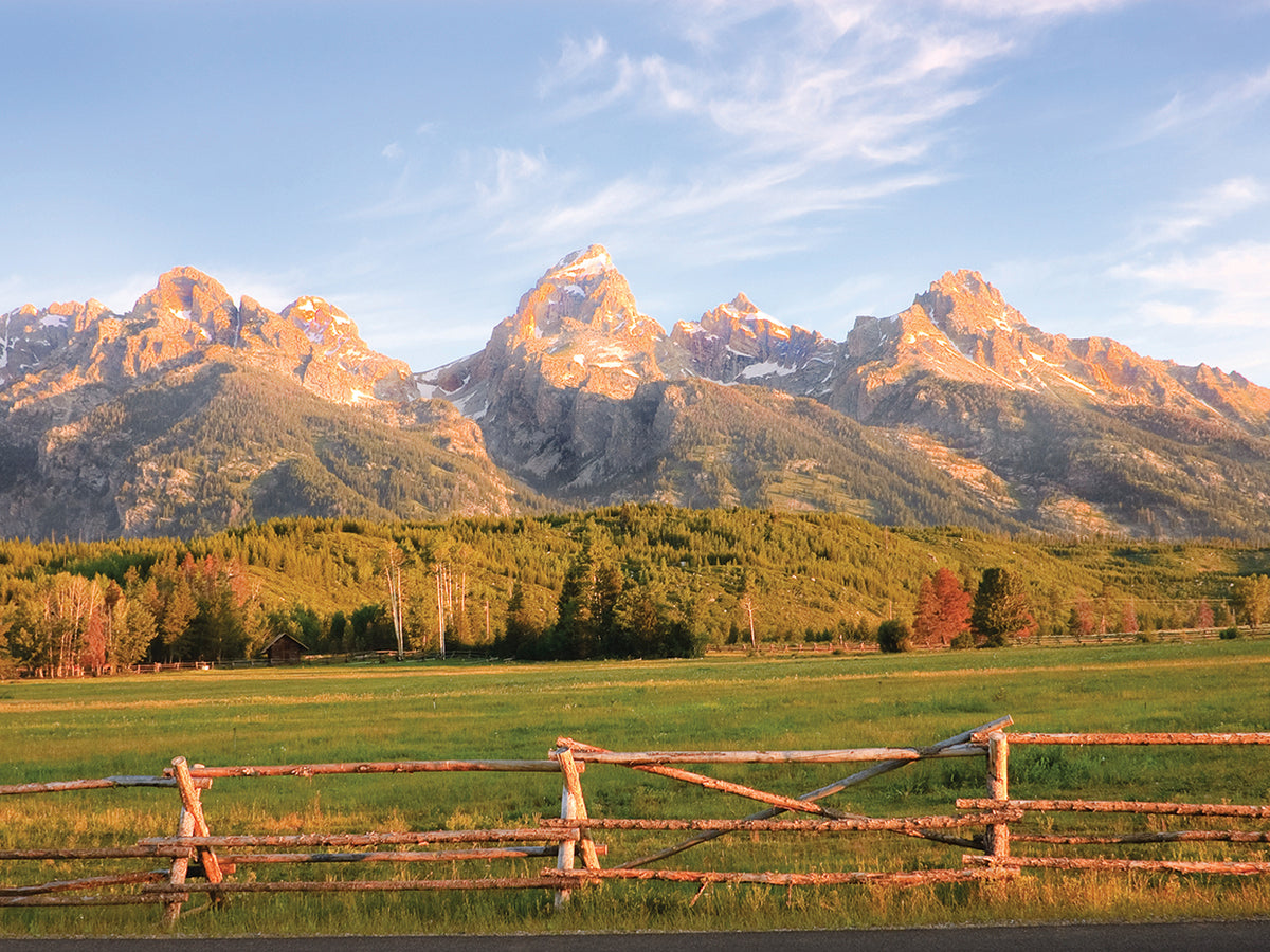 Grand Tetons Golden Dawn