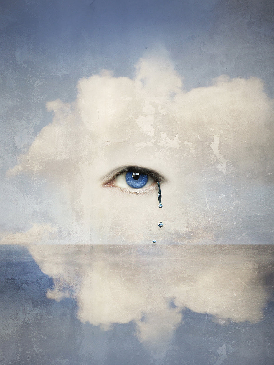 Llorando en las nubes Lienzo
