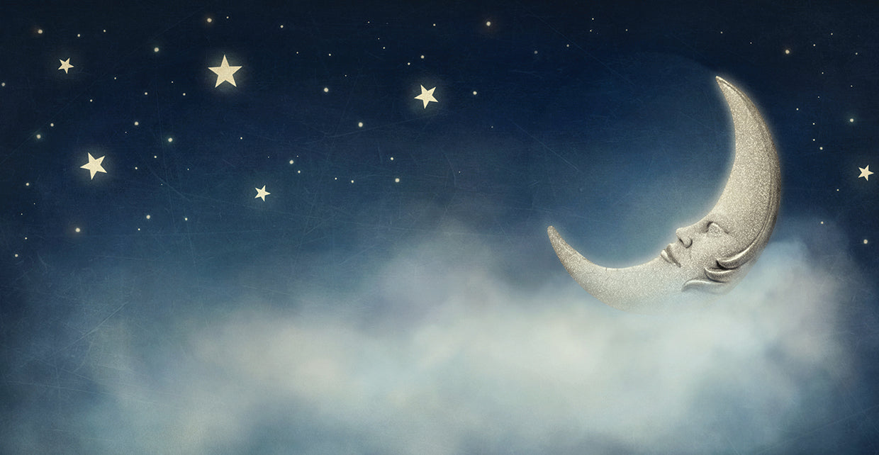 Luna tan soñolienta Lienzo