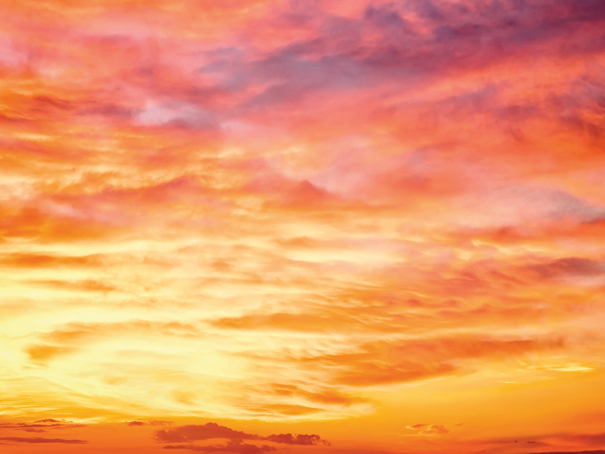 Orange Embers Sunset