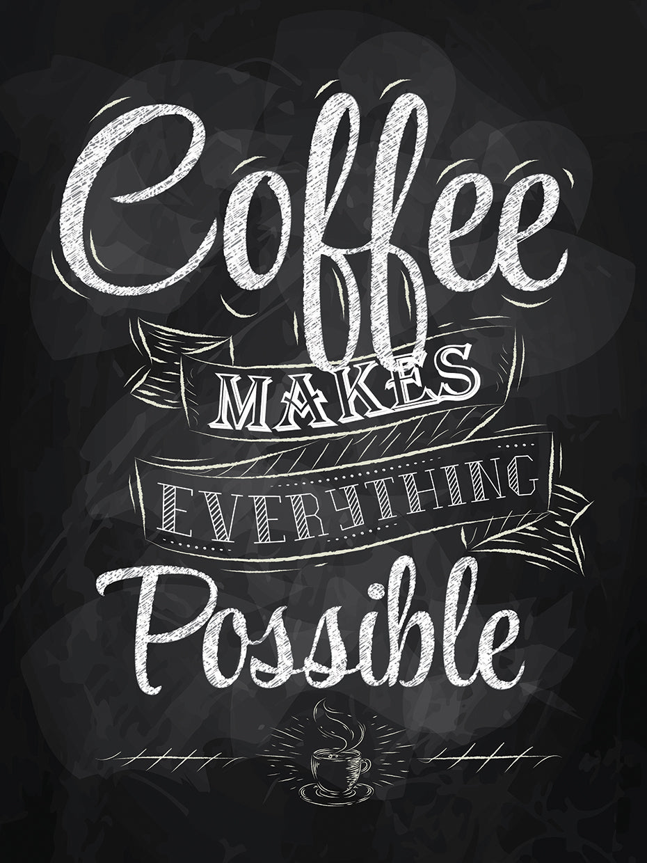 El café lo hace todo Lienzo