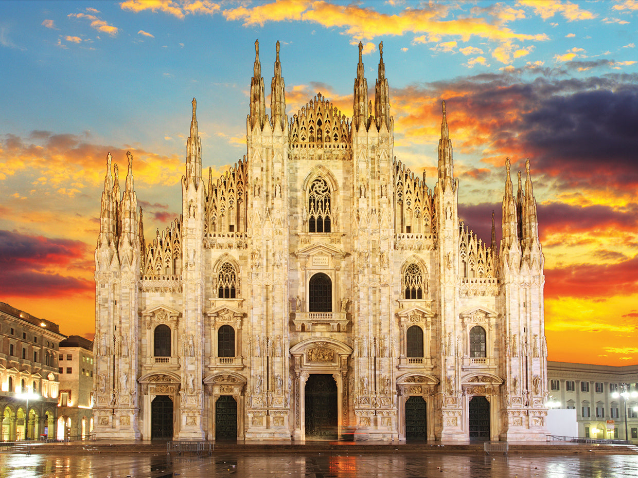 Atardecer del Duomo Lienzo