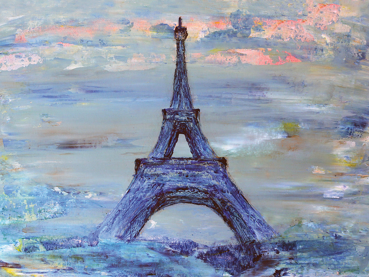Wet Paint Eiffel Tower