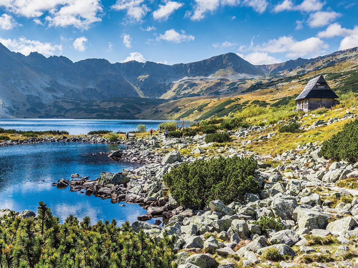 Lago de montaña Tatra Lienzo