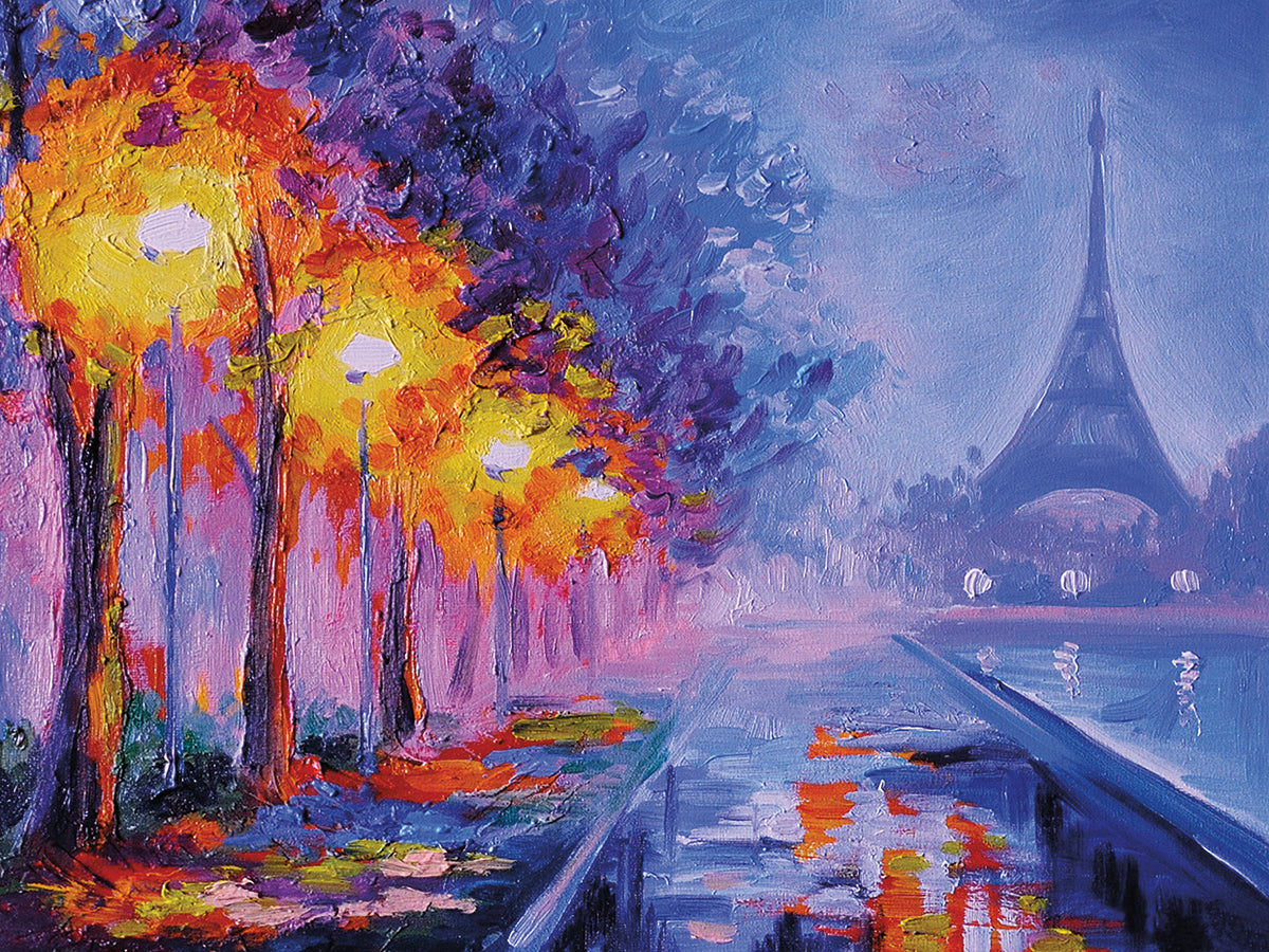 Paris Painter Eiffel Tower by DP Gallery art work on canvas or framed canvas prints