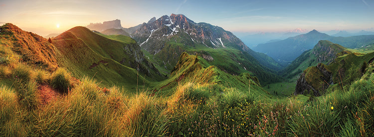 Amanecer Dolomita Lienzo