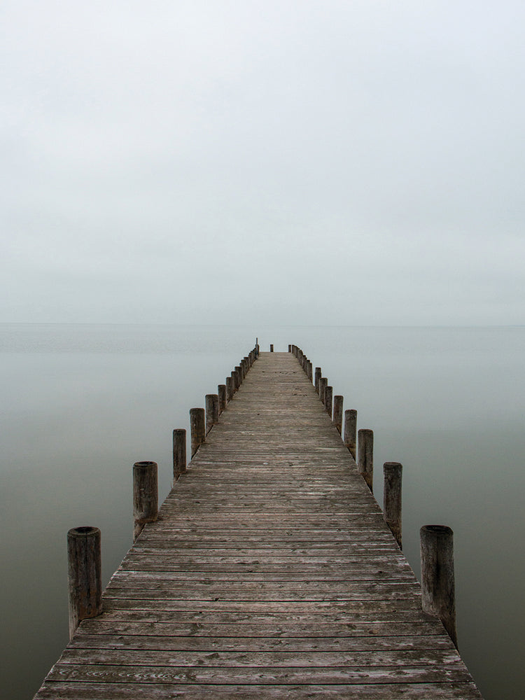 Muelle de Foggy Island Lienzo