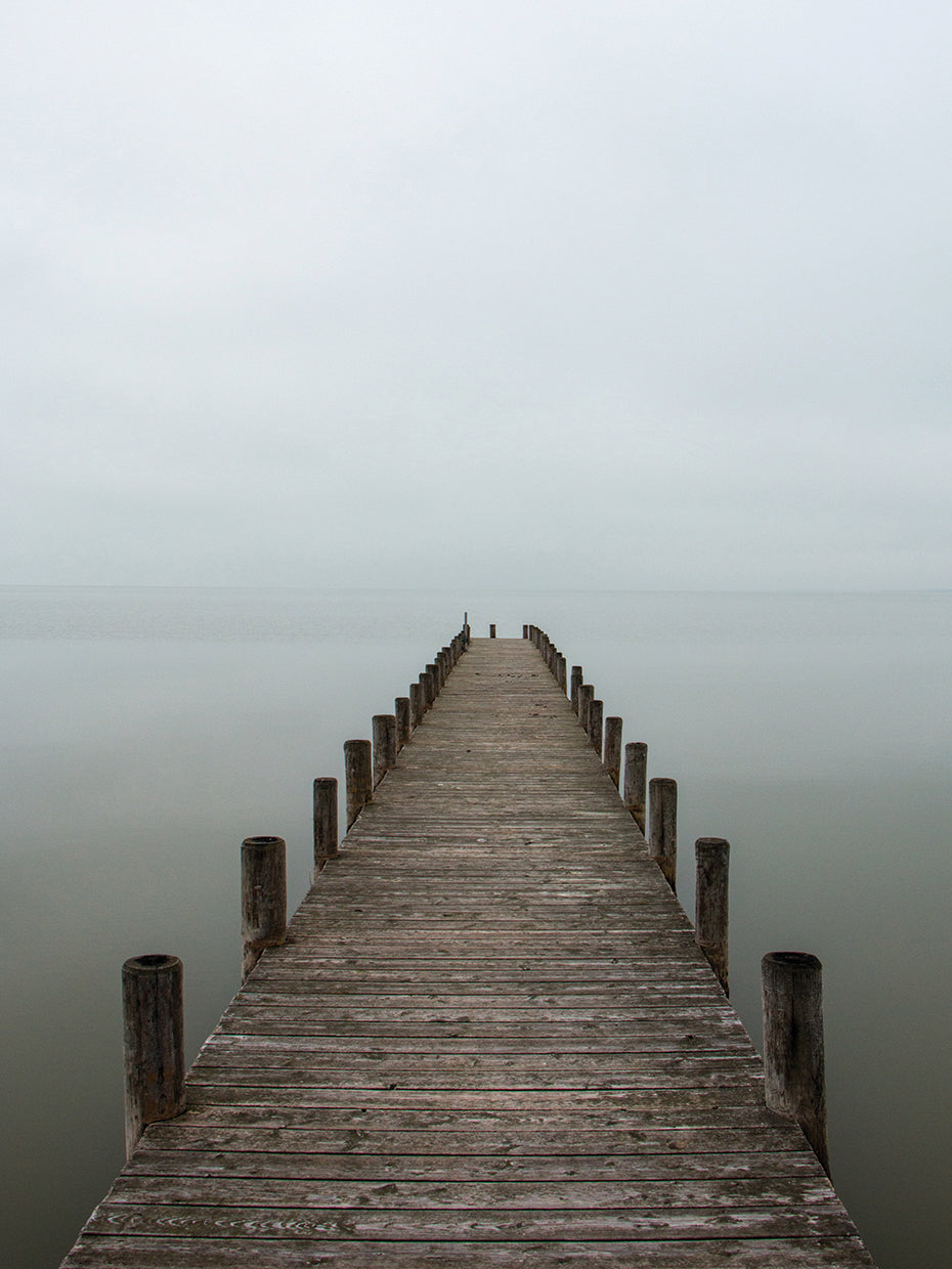 Muelle de Foggy Island Lienzo
