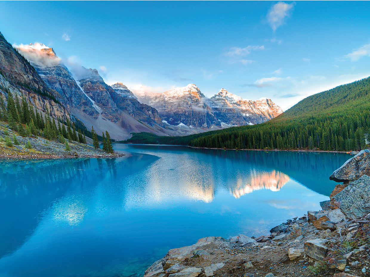 Teal Beauty Moraine Lake Lienzo