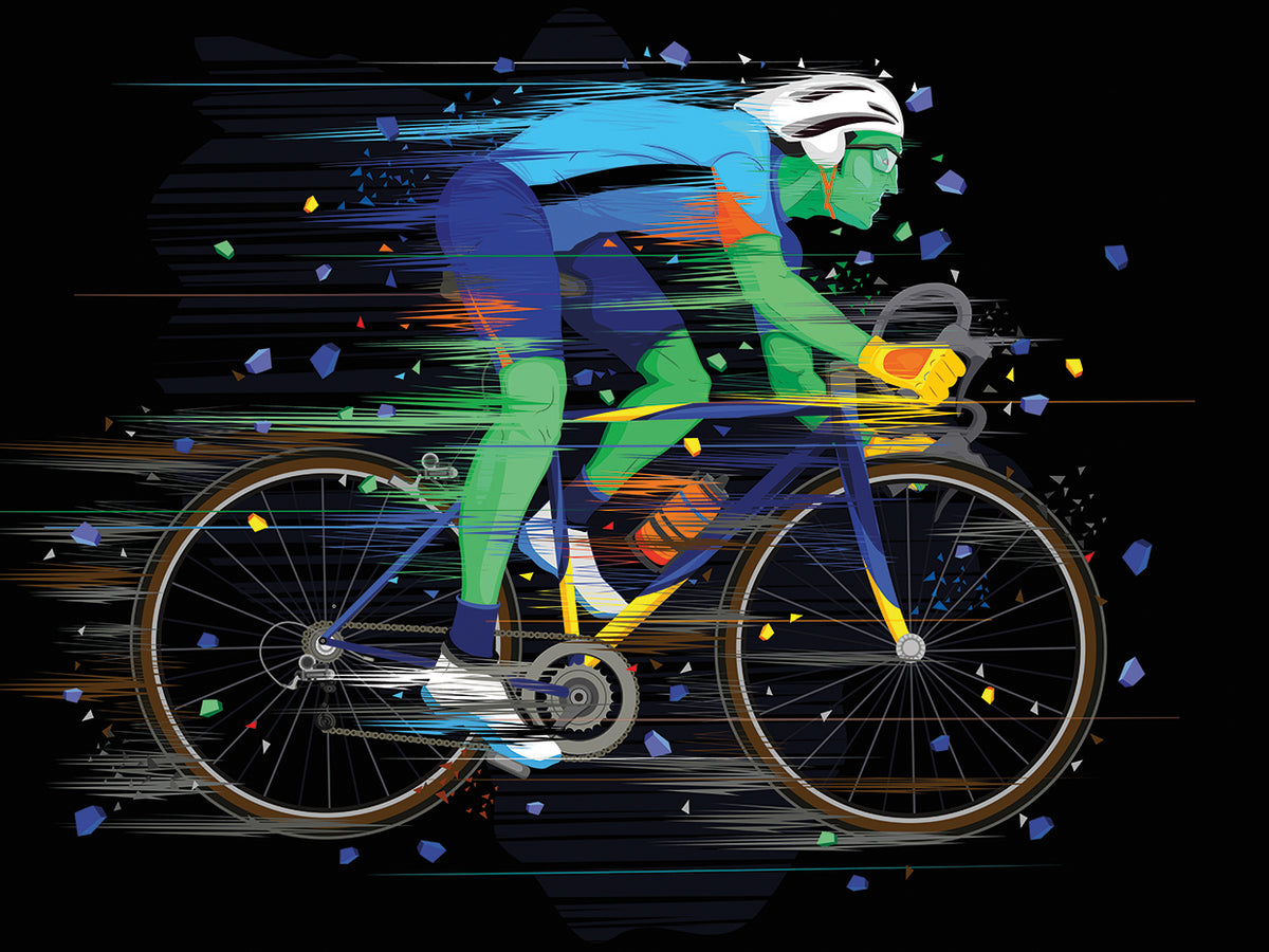 Blue Sparks Cycle Racer