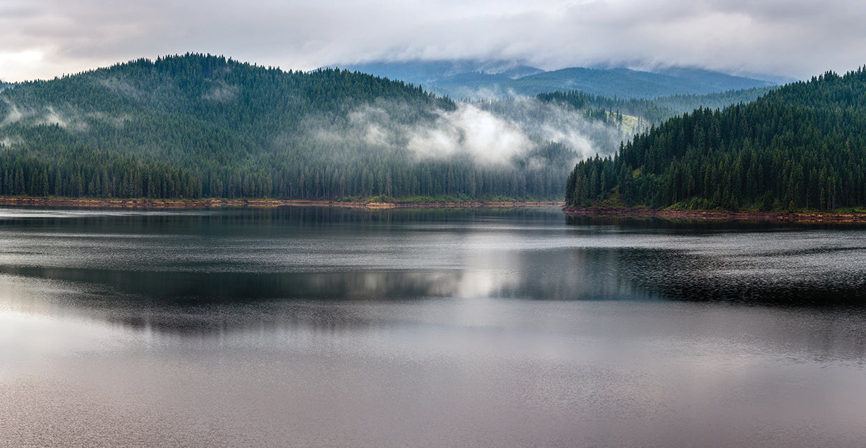 Romanian Misty Lake