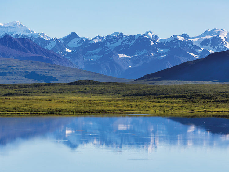 Lago Tundra de Alaska Lienzo