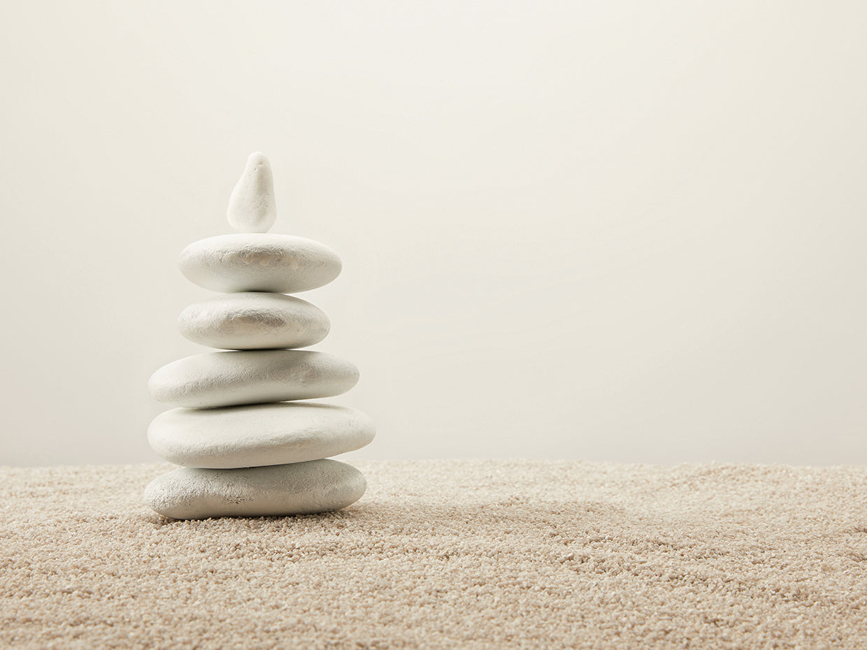 White Sand Stones Zen