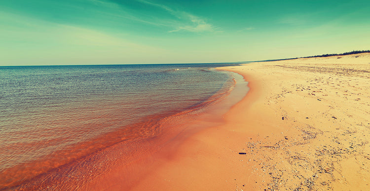 Playa de belleza báltica Lienzo