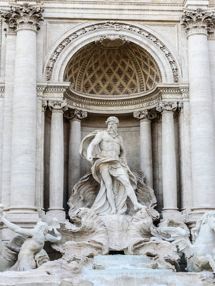 Marble Trevi Fountain Rome