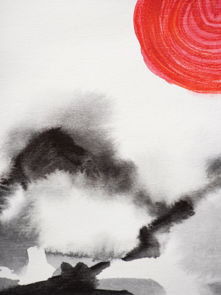 Japanese Inky Mountain