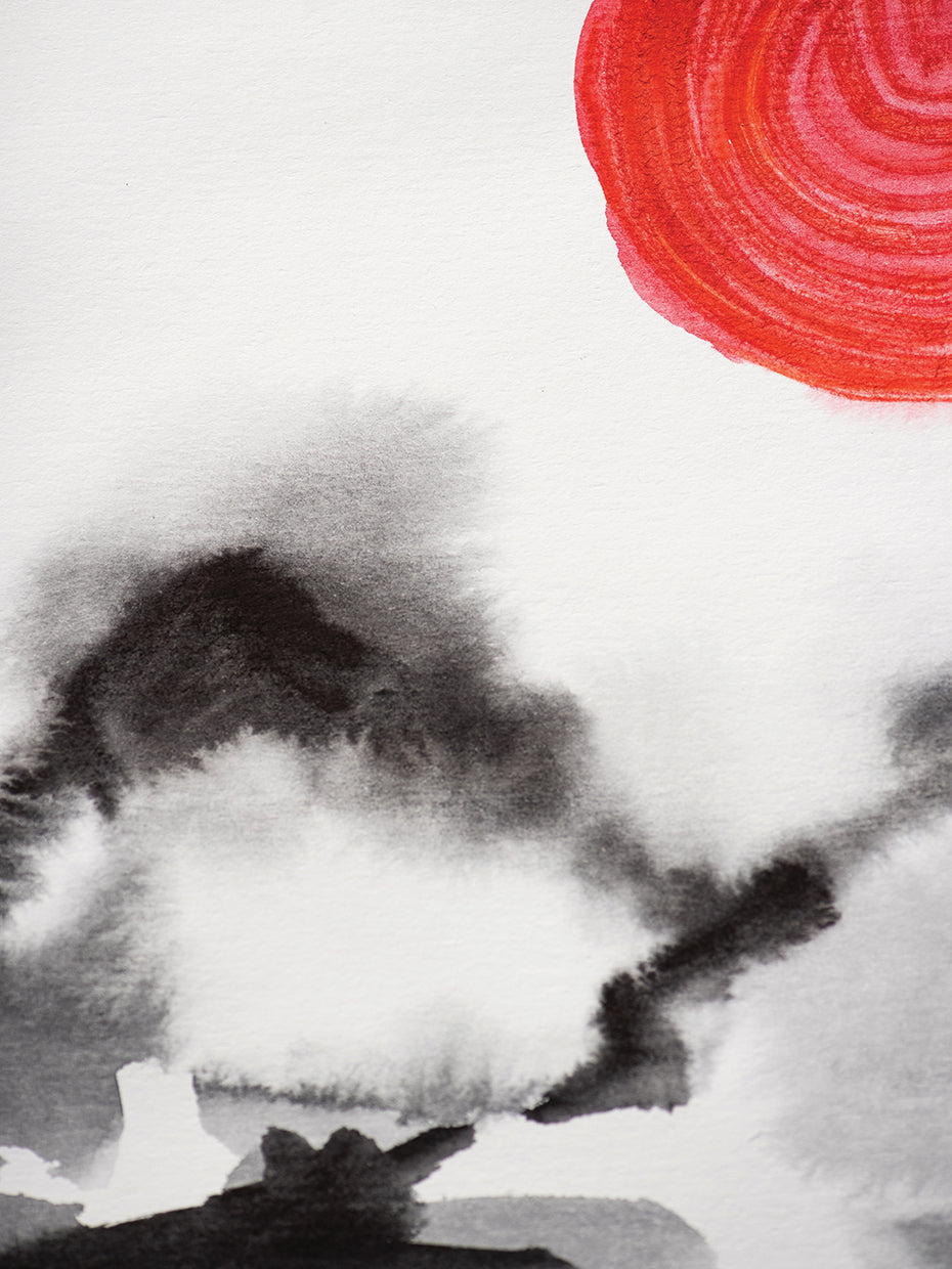 Japanese Inky Mountain