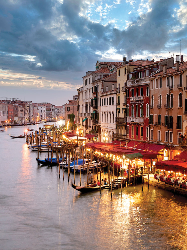 Grande Canal Vista Al Atardecer #1 Lienzos