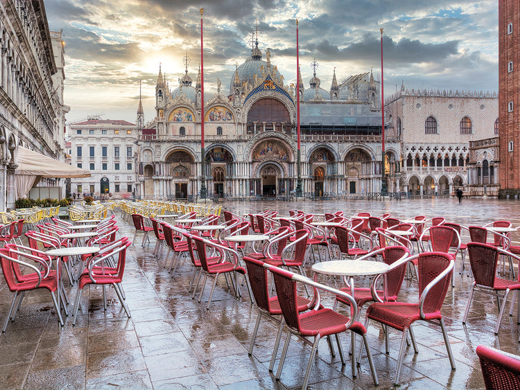 Piazza San Marco al amanecer # 14 Lienzos