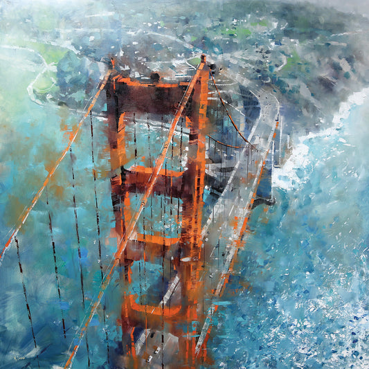 Over Golden Gate Canvas Prints