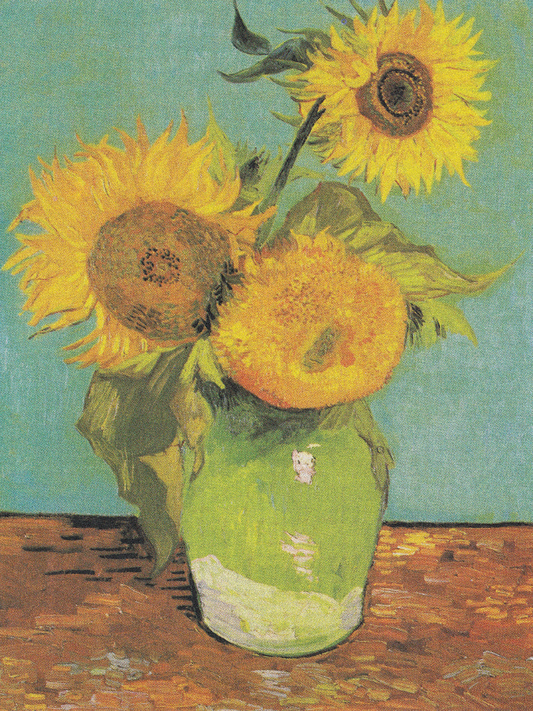 Three Sunflowers in a Vase, 1888