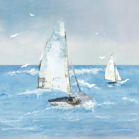 White Sails II Canvas Art