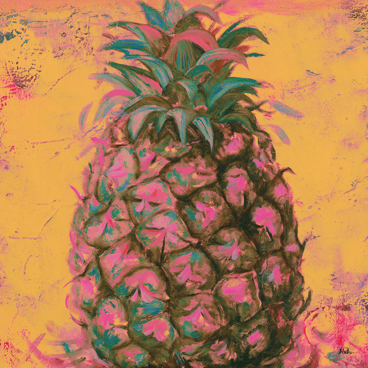 Pop Contemporáneo Piña I Lienzo