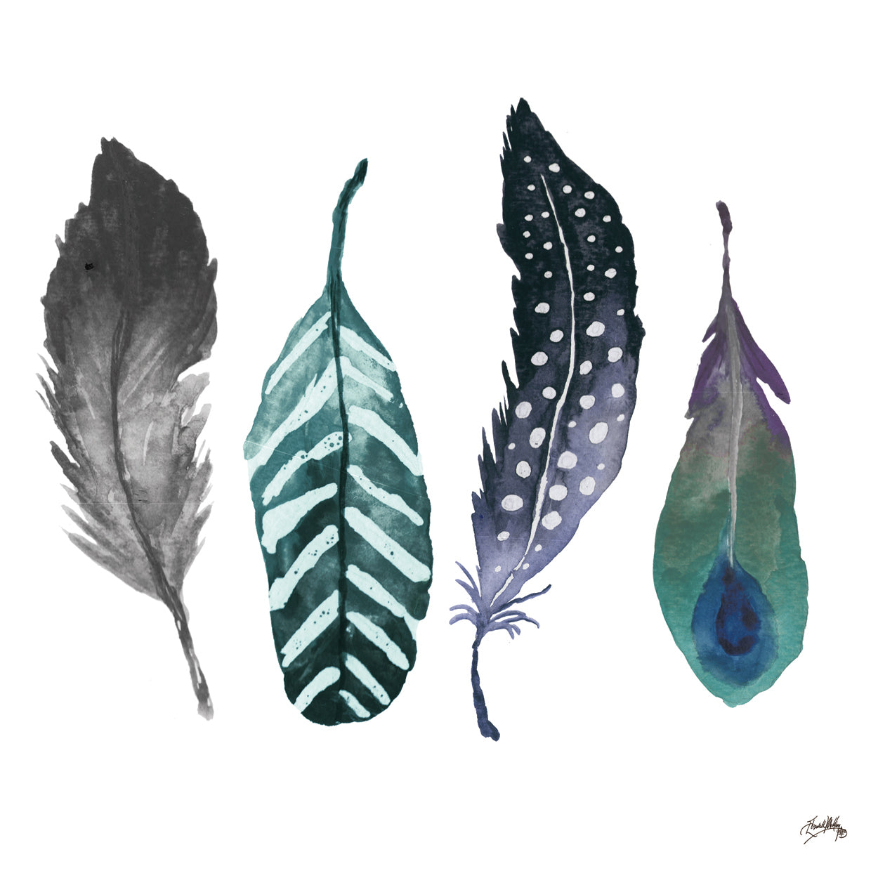 Indigo Feathers