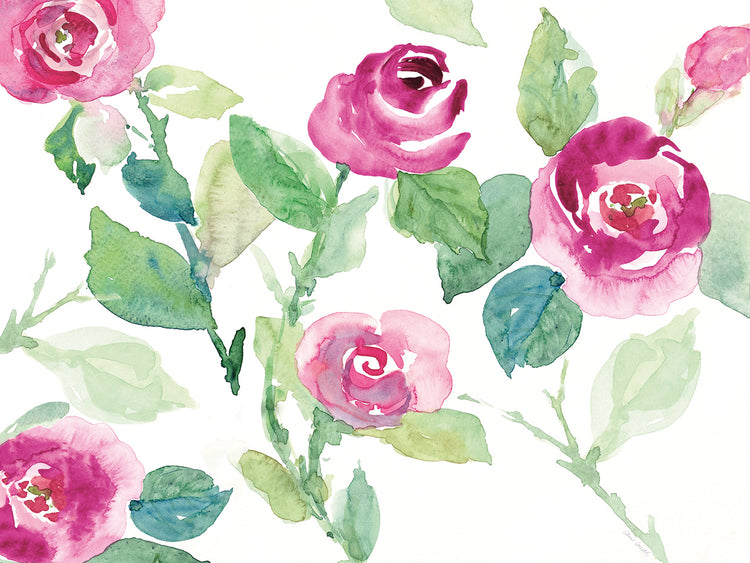 Arte de la lona de la promesa de una rosa