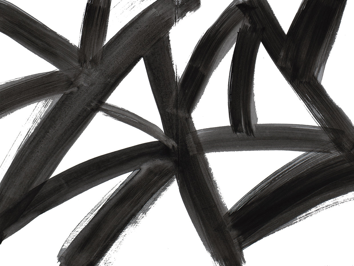 Black Roads Abstract