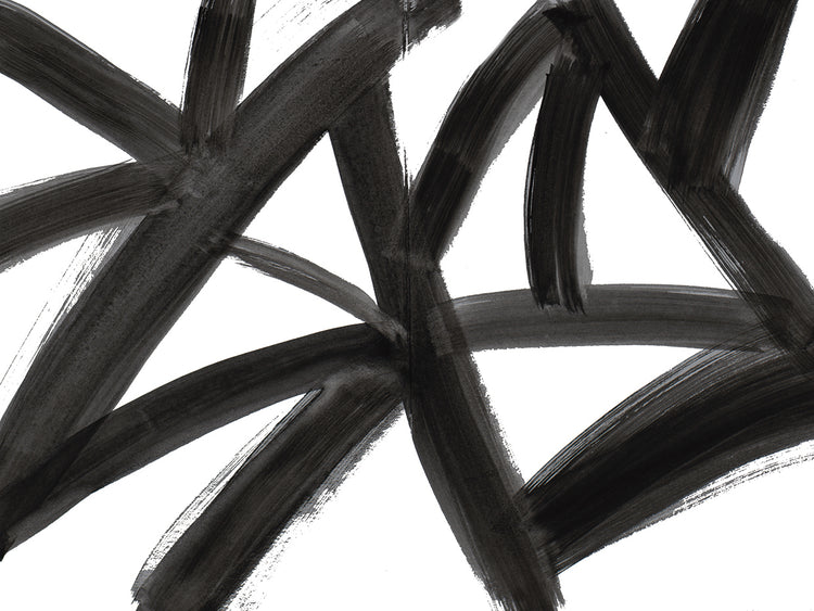 Black Roads Abstract