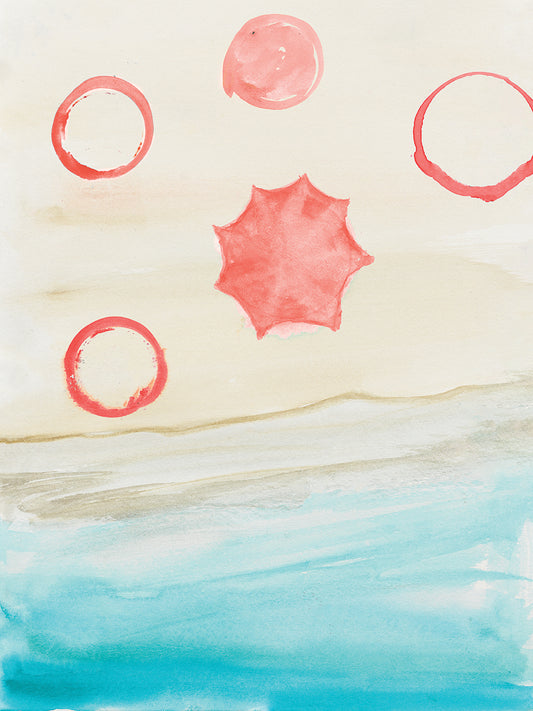 Watercolor Beach Stains II