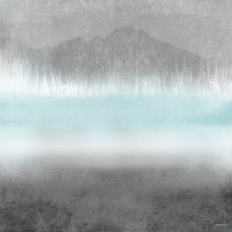 Arte de la lona del lago Foggy Loon II