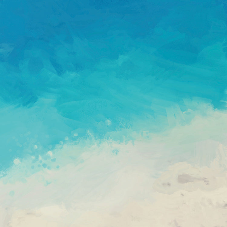 Arte de la lona del mar azul del océano II