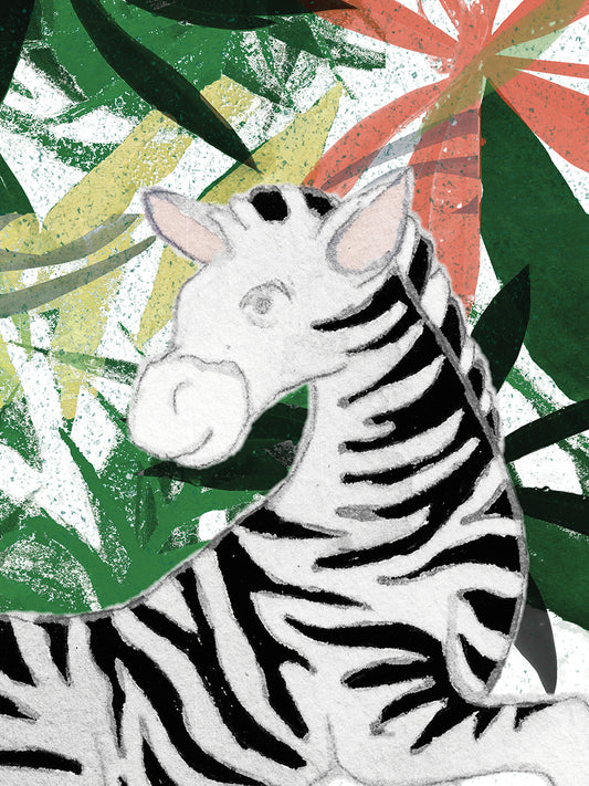 Hidden Zebra Canvas Print