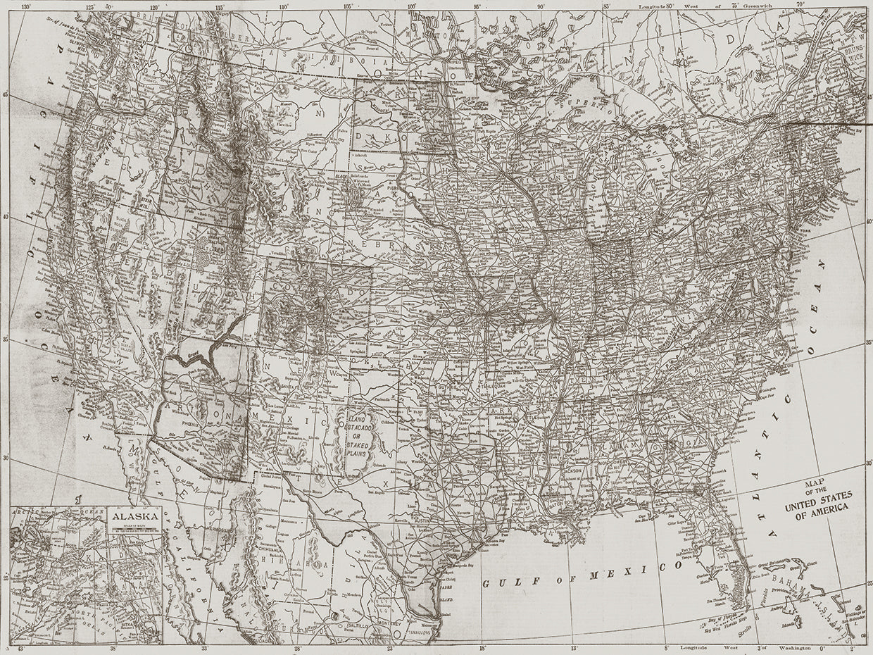 Natural US Map
