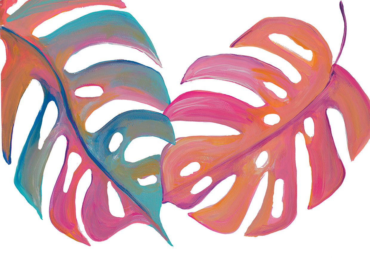 Colorful Palm Leaves III