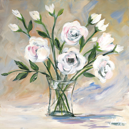 Soft Bouquet Canvas Art