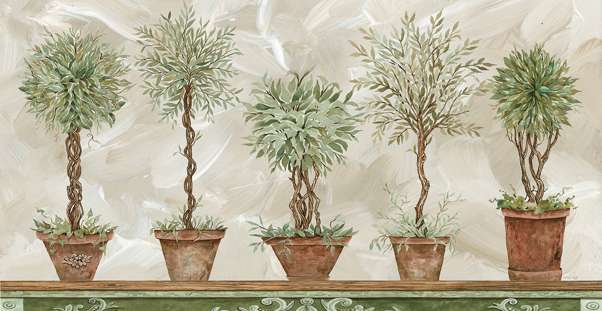 Topiaries in a Row