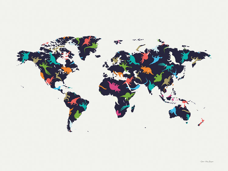 Dino World Map