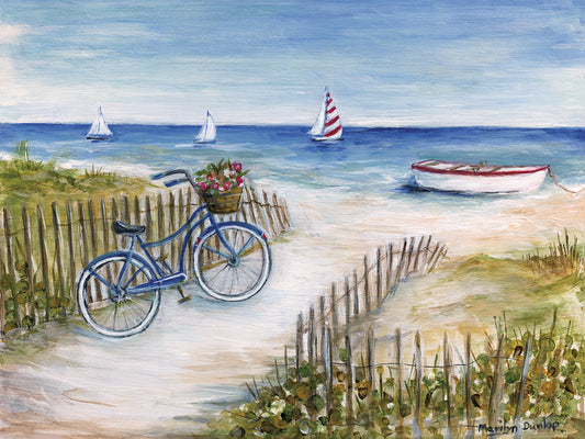 Beach Ride I Canvas Art