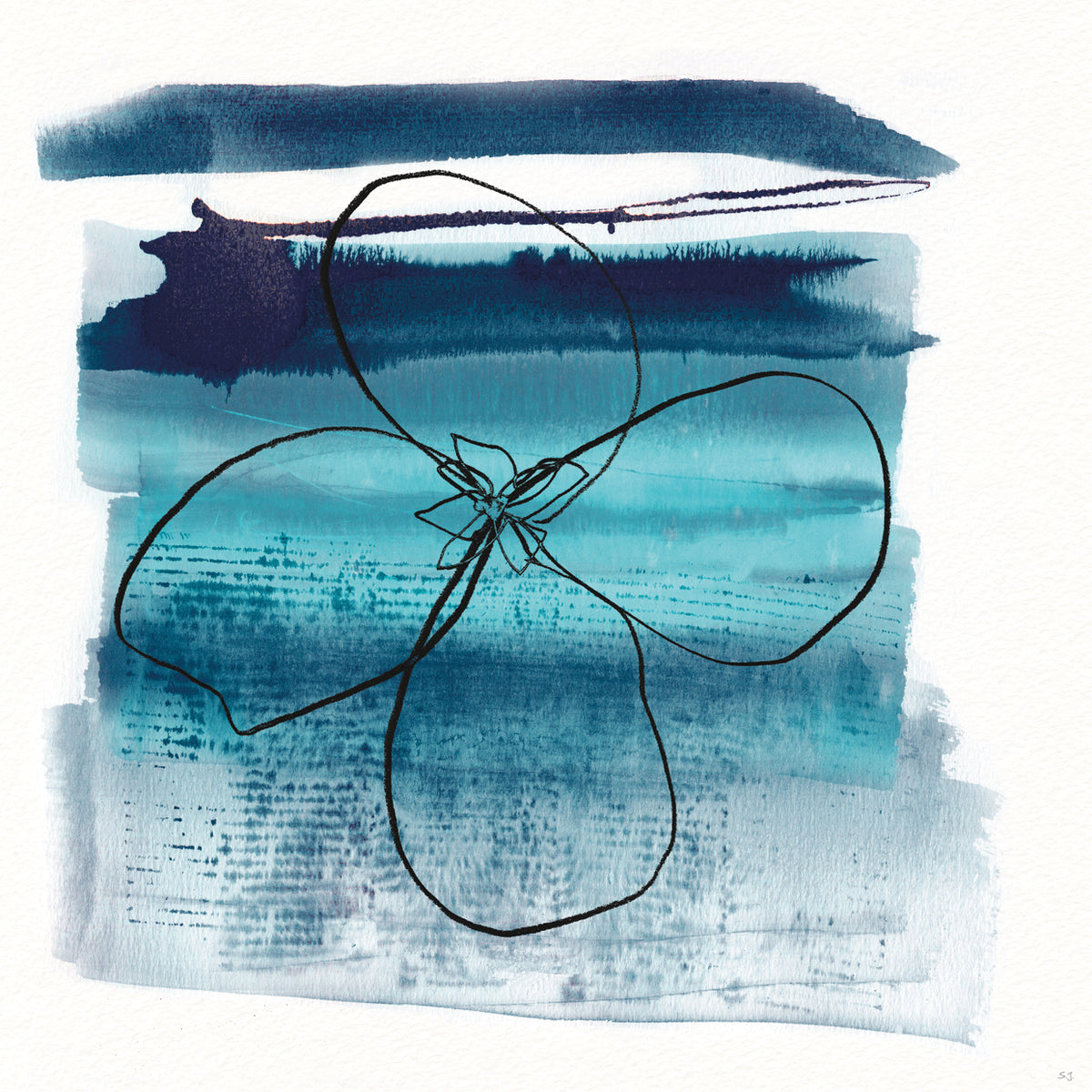 Blue Ocean and Flower II