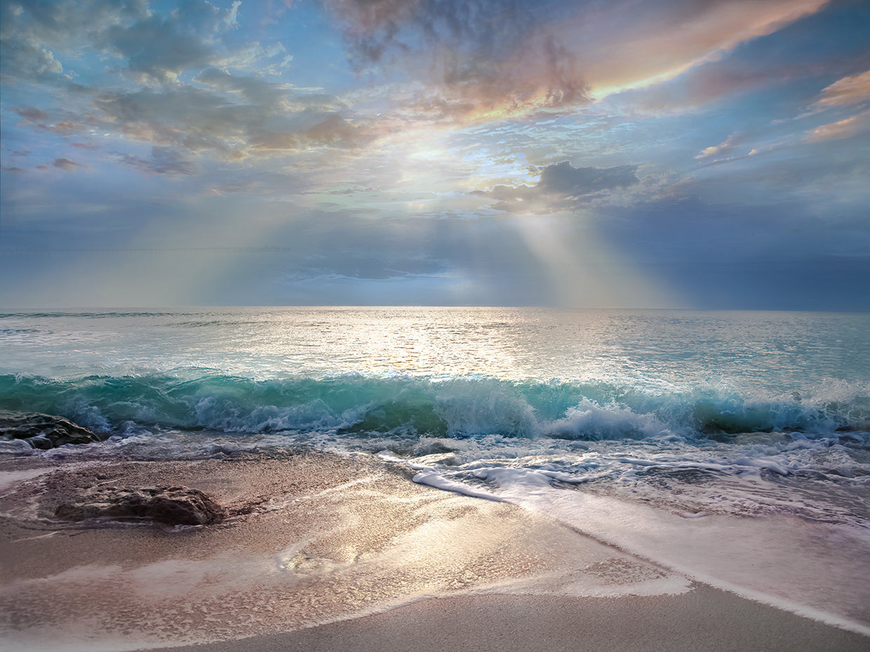 Aqua Blue Morning