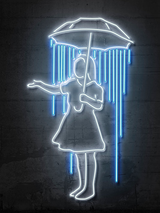 Umbrella Girl Canvas Art