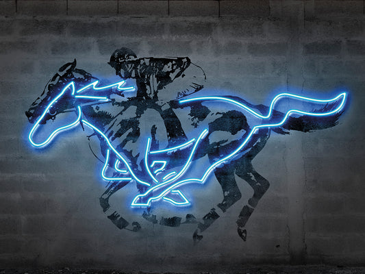 Mustang Canvas Art