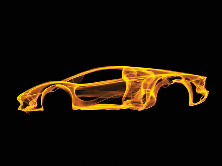 Lamborghini Aventador D Arte de la lona