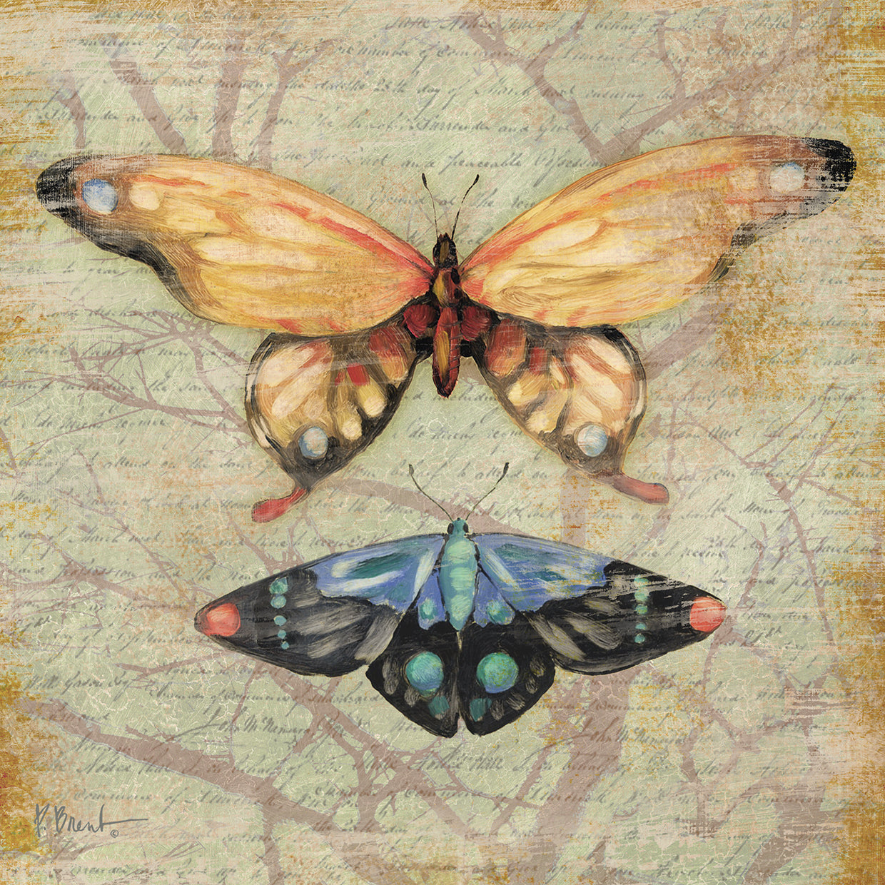 Vintage Butterflies II